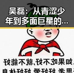 吴磊：从青涩少年到多面巨星的蜕变之路✨